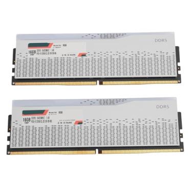 Imagem de Kit de RAM DDR5 RGB 2x16gb 6400MHz CL32 Módulos de memória de jogo de alta velocidade para PC de mesa com iluminação RGB personalizável e de refrigeração avançado
