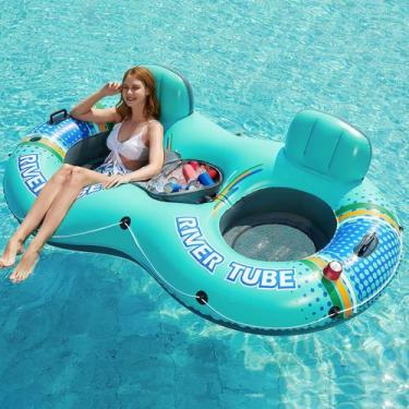 Imagem de River Tube Float Jasonwell para 2 pessoas com refrigerador removível