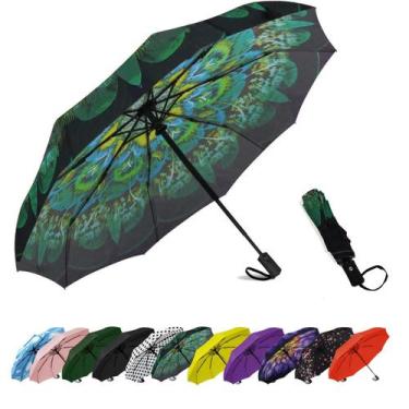 Imagem de Guarda-chuva SIEPASA Windproof Travel Compact Automatic Green