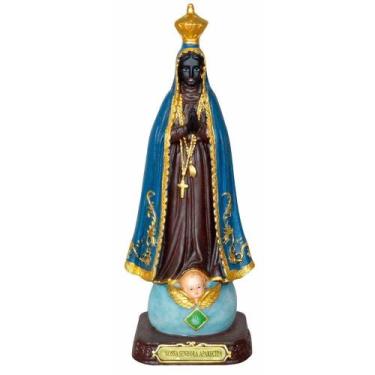 Imagem de Santa Imagem Nossa Senhora Aparecida Resina 20,5cm - Gici Decor