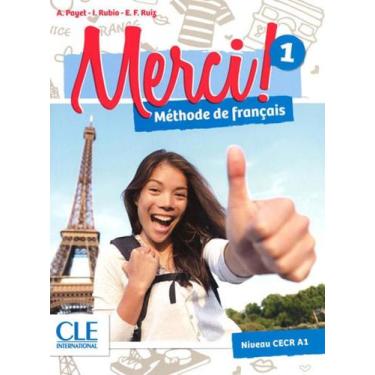 Imagem de Merci! 1 - niveau a1 - libre + dvd - CLE INTERNACIONAL ***