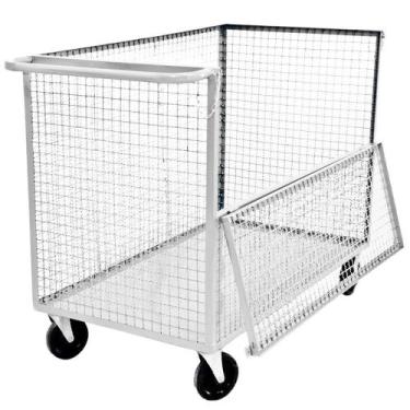 Imagem de Carrinho de Carga Plataforma Telado 1000mm x 600mm até 300kg - WM