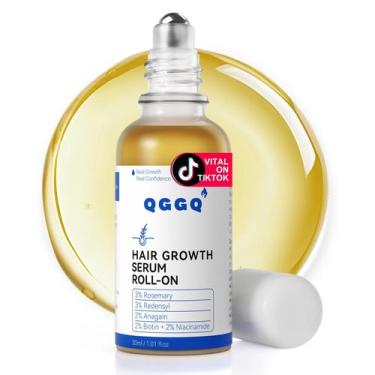 Imagem de Sérum de crescimento capilar Roll-On QGGQ 30mL com alecrim e biotina