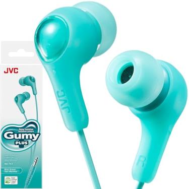 Imagem de JVC Fones de ouvido gomosos com pacote de papel, som potente, ajuste confortável e seguro, fones de ouvido de silicone P/M/G - HAFX7GN (verde)