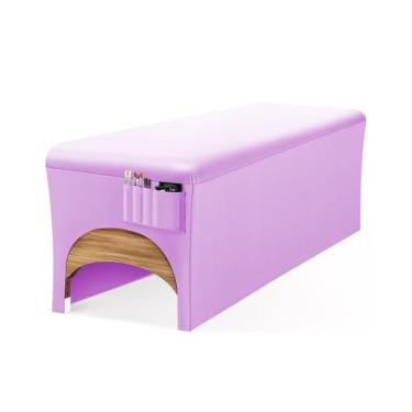 Imagem de Capa de cama de massagem para cílios Onism Lash, couro PU limpável