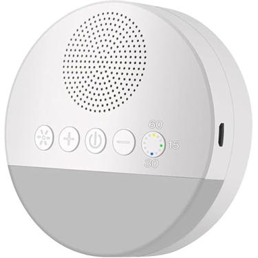 Imagem de Aparelho de Som Ruído Branco Útero Ninar Acalmar Bebê Criança Relaxante Dormir Staright White respiração suave 15/30/60