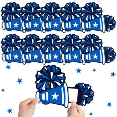 Imagem de AmazingSpark 20 peças porta-cartões de presente Cheer Pom Pom Cheer Greeting Megafone dinheiro e cartões de presente para colegas de equipe de torcida mulheres líderes de torcida estudantes artigos de