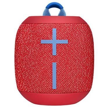 Imagem de Ultimate Ears WONDERBOOM 2, alto-falante portátil sem fio Bluetooth, som Big Bass 360, à prova d'água/poeira IP67, flutuável, alcance de 30 m - vermelho radical