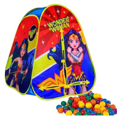 Imagem de Barraca Toca Infantil Toquinha Criança Menina Mulher Maravilha Dobráve