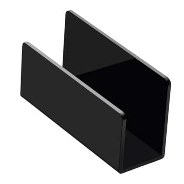 Imagem de IEUDNS Suporte de correspondência de mesa, organizador de correspondência, suporte de arquivo, de envelope para papel cartão, Preto