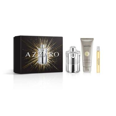 Imagem de Perfume Azzaro Wanted Eau de Parfum 100 mL + Shampoo 75 mL 3 unidades