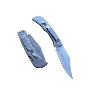 Imagem de Canivete Inox 420 com trava de segurança e presilha de bolso