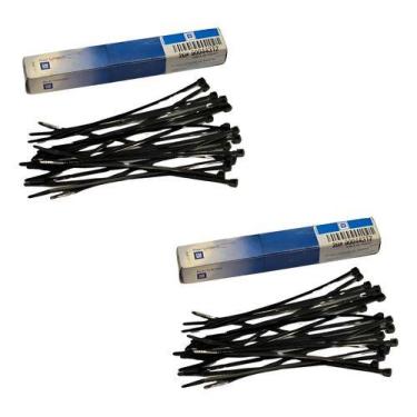 Imagem de 40 Cintas Plástica Chevrolet Nylon 19cm Para Faróis S10 e Blazer