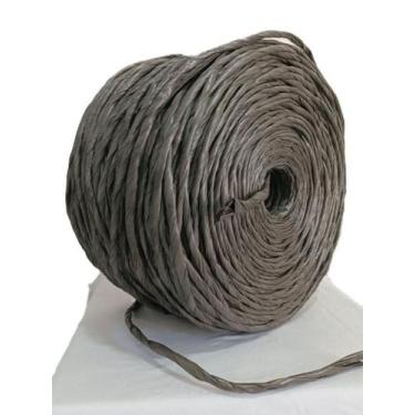 Imagem de Fitilho corda rolo 8kg grosso torcido bt polipropileno. amarração de f