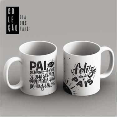 Imagem de Xicara de porcelana 325ml dia dos pais ref0205 - casa fé