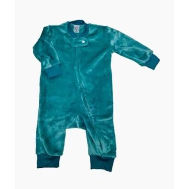 Imagem de Macacão Fleece Peluciado Quentinho Sem Touca Menina ou Menino - AVM Co