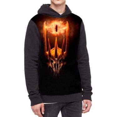 Imagem de Moletom Com Capuz Lord Of The Rings Mordor Ref:731 - smoke, Preto, GG