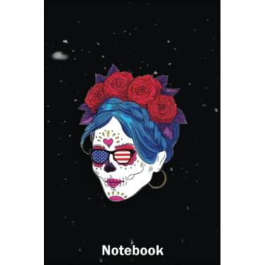 Imagem de Mother Day Notebook: American Flag Skul Mom Mama A Special Notebook to Honor the Woman Who Has Given Us Everything: Happy Mother's Day