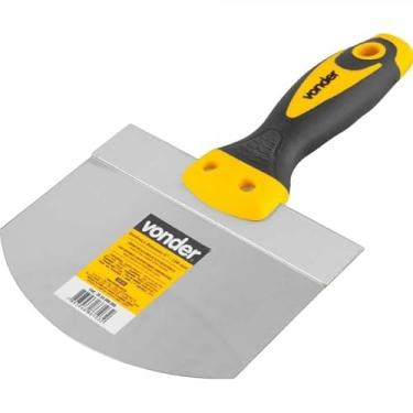 Imagem de Espátula redonda 6' 150 mm em aço inox para balde VONDER