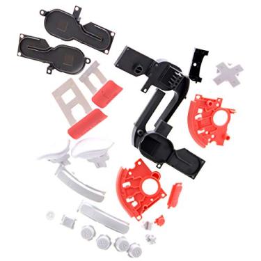 Imagem de Deal4GO Botões completos com ABXY L R ZR ZL ZL D-pad Home Game Card Cover Substituição para Nintendo Switch Lite (Coral)