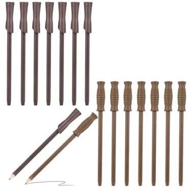 Imagem de EZVYAO Wand Pencils 14PCS - Wizard Theme Party Favors for Kids Magic Birthday Gifts, School Classroom Rewards, Halloween Decor, Mixed