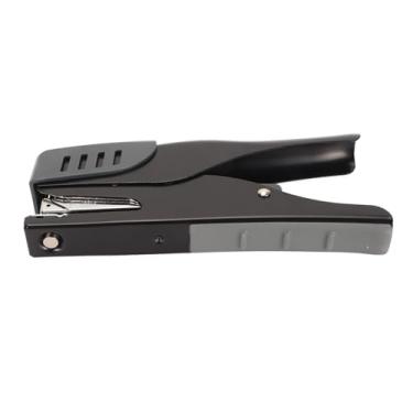 Imagem de Zerodis Grampeador Ergonômico de Metal Leve para Uso Em Escritório Doméstico, Material Escolar (Preto)