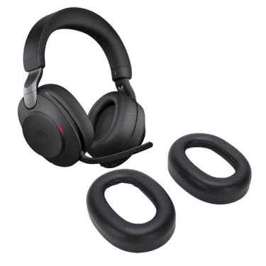 Imagem de Diyeeni Protetores de Ouvido de Reposição para Fone de Ouvido Sem Fio Evolve2 85, Almofadas de Ouvido Com Espuma de Alta Densidade, Couro Macio de Proteína - Fácil de Instalar, Preto