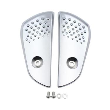 Imagem de menolana Pedais de motocicleta, apoios para os pés, reparos modernos, substituição, manutenção, degraus de liga de alumínio, apoios para os pés para Sprint 150, Prata