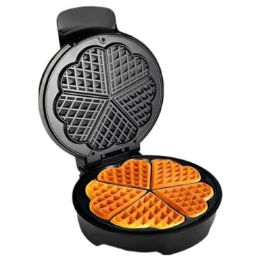 Imagem de Panela Grill 110v Máquina Elétrica Antiaderente Para Waffles Forma Coração