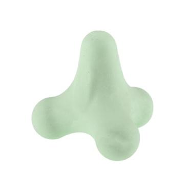 Imagem de Bola de massagem confortável de quatro cantos ferramentas de massagem manual 7,5 x 6,8 cm verde 1 peça