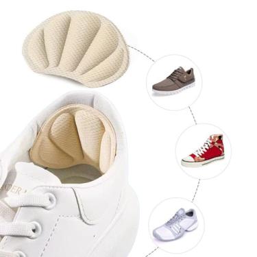 Imagem de Almofadas adesivas para calcanhar – inserções de sapato antibolhas para conforto e ajuste de tamanho – Protetores de calcanhar de espuma macia para homens e mulheres, ideais para tênis e sapatos