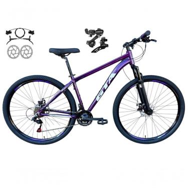 Imagem de Bicicleta Aro 29 Gta Start 21v Alumínio Câmbios Shimano Freio A Disco Hidráulico - Roxo Tam.15