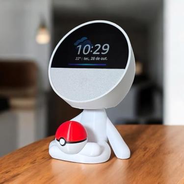 Imagem de Suporte Alexa Echo SPOT. Robert Bolinha- Presente, decoração criativa, música, som, stand de mesa Amazon