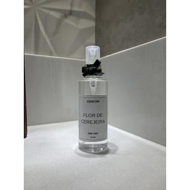 Imagem de Home Spray, Difusor de Ambiente, Frasco com Laço Preto (250 ML, Flor de Cerejeira)
