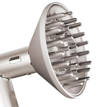 Imagem de Chivixe Acessório difusor grande compatível com Shark FlexStyle, bocal difusor maior e melhorado para secar mais rapidamente e definir cabelos ondulados, cacheados e crespos