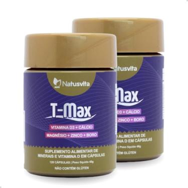 Imagem de T-Max (Boro Quelato, Cálcio, Magnésio, Zinco e D3 Ativa) (2 und. 240 cápsulas)