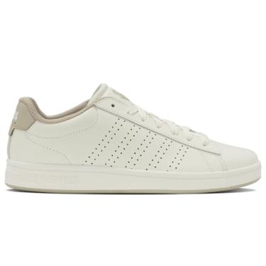 Imagem de K-Swiss Tênis masculino Court Base II, Branco neve/cinza claro/peiote, 42