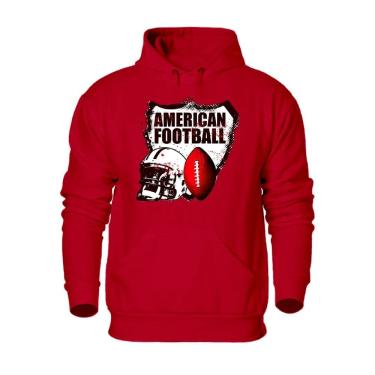 Imagem de Blusa de Frio Moletom Abrigo Plus Size Masculino Estampado Inverno Flanelado Com Bolso Canguru