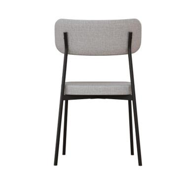 Imagem de Cadeira Mynna Fixa C/4 Pes 525 X 470 X 790 Mm C/4 Un. Corriente Cinza Claro Corriente Cinza Claro