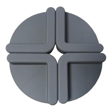 Imagem de Bothyi 4x Pés para Tábua de Corte, Pés de Substituição para Tábuas de Corte, Utensílio de Cozinha Antiderrapante, Protetor Doméstico, Tapete de Silicone, Cinza