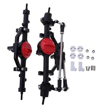Imagem de Eixo dianteiro e traseiro de metal para rastreador D90 D110 SCX10 1/10