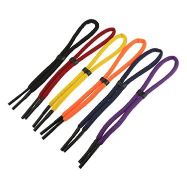 Imagem de Cordão de pescoço de nylon 6X para óculos | Pacote de alças de óculos de sol | Materiais de nylon confortáveis | para esportes e viagens | Variedade de cores disponíveis
