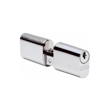 Imagem de Cilindro para Fechadura Portão Buzios Stam Cromado 90mm