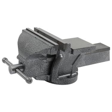 Imagem de WiseLifeTech Torno de bancada para serviço pesado de 17,78 cm, braçadeira de torno de bancada com largura de mandíbula de 15,2 cm e abertura de mandíbula de 18,5 cm, torno de bancada de madeira com