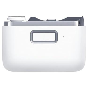 Imagem de Cortador de unhas elétrico com luz LED, aparador silencioso recarregável, carregamento rápido tipo C, compacto e leve, ideal para adultos