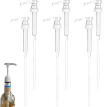 Imagem de 6 Peças Dispenser de Bomba Café Bombas Pressão PP para Garrafas Fáceis Montar e Usar Versáteis Açúcar Suco Casa Uso