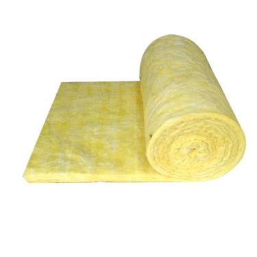 Imagem de Rolo de cobertor de isolamento de fibra de vidro, isolamento térmico à prova de fogo, preservação de calor, retardador de chamas, isolamento acústico (1,2 x 20 m/3,9 x 65,6 pés, espessura: 7 cm/2,7