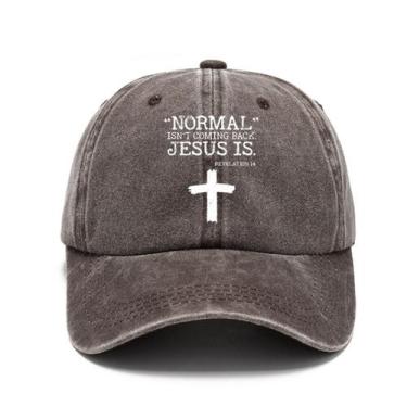 Imagem de Boné de beisebol Normals Jesus Is Anime Snapback Hat - Denim - yiweisa
