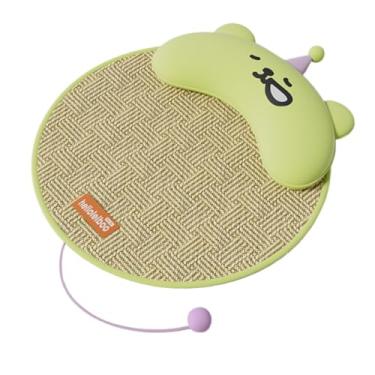 Imagem de Dualoai Animais de estimação Taca de resfriamento de cão Verão Anti deslize dobrável lavável lavável com almofada para dormir sofá piso Sala de estar escada, Verde