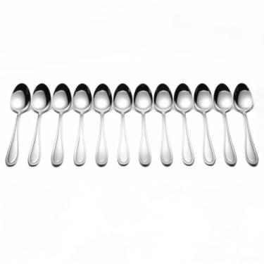 Imagem de Kit 12 Colheres de Chá Inox — Acabamento Polido, Durável, Resistente à Ferrugem, Ideal Para Casa, Cafeterias, Restaurantes, Chá, Café, Sobremesas e Uso Diário